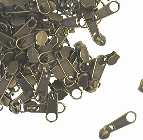 Reisverschluss,25 Stück 5# Zipper für Reißverschluss Reißverschluss Reparatur für Jacken Taschen Zelte Gepäck Schlafsack Koffer (Bronze) von Dzxin