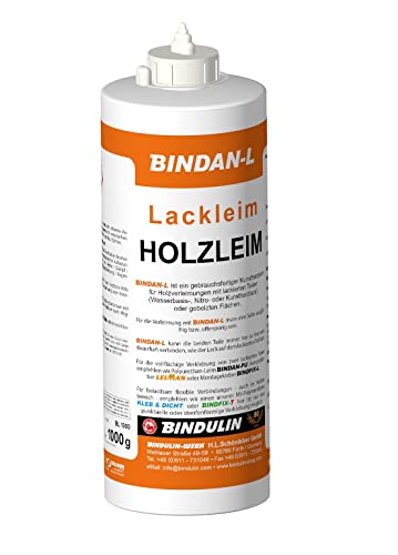 Bindan-L Lackleim Holzleim inklusive 1 Leimspachtel von E-Com24 (Bindan Lackleim 1000) von Bindulin