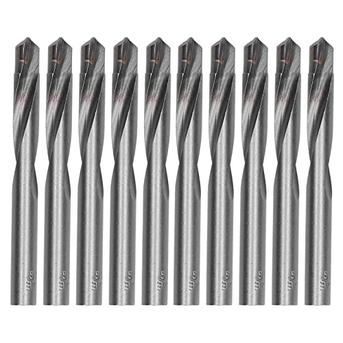 Hartmetallbohrer, 10 Stück Spiralbohrer mit geradem Schaft, Gravurfräser aus Wolframstahl, für Metall, Kunststoff, Holz Hartmetallbohrer, 10 Stück Spiralbohrer mit geradem Schaft, Gravurfräser aus Wolframstahl, für Metall, Kunststoff, Holz von EALRIDV