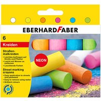 EBERHARD FABER Straßenmalkreide farbsortiert 6 St. von EBERHARD FABER