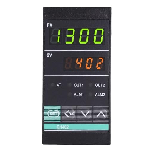 EBGAZSPD Ofen-Thermocontroller, digitaler Temperaturregler, PID-Temperaturregler, CH402-Relaisausgang, vertikal 48 x 96 mm(Two Relays Output) von EBGAZSPD