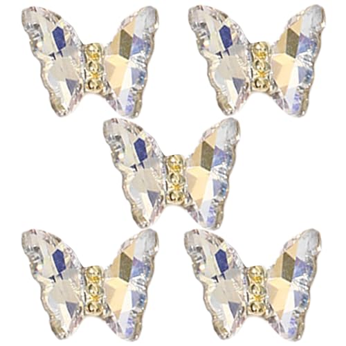 1 Beutel 3D-Strasssteine in Schmetterlingsform für Damen, elegante Nägel, Kunst, Dekoration, Zubehör von EBVincxmk