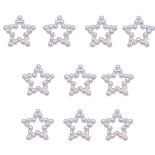 10 Stück ausgehöhlte Perlenform gepolsterte Applikationen Patches Handwerk Kleidung Nähen Frau Haarspange Applikationen von EBVincxmk