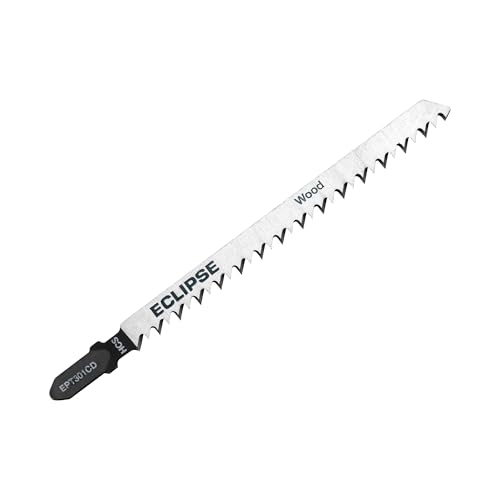 Eclipse Professional Tools EPT301CD 5 Stück 8 TPI Feinschnitt Stichsägeblätter für Holz (115 mm) von ECLIPSE