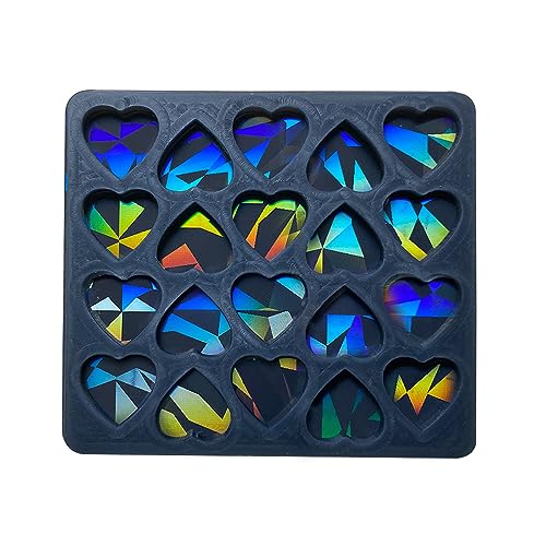 Ohr Studs Silikon Form Nette Liebe Herz Holographische Ohrringe Dekoration Anhänger Epoxidharz Formen Schmuck Machen Werkzeug von ECMQS