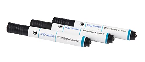 ECO 3x WHITEBOARD-MARKER Set Schwarz Whiteboardmarker Boardmarker Tafelschreiber Tafel Board Stift 48 von ECO