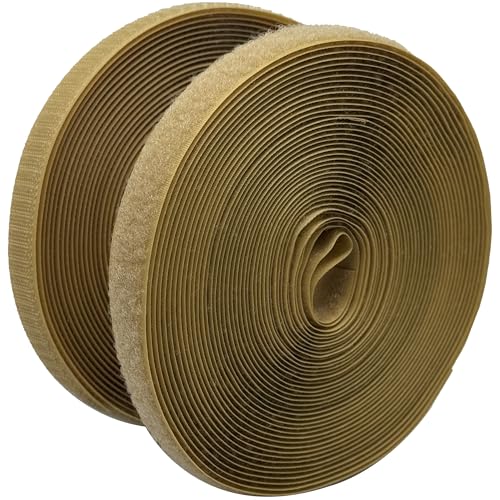 ECOHomes Klettband zum Aufnähen für Stoffrolle, Nähstreifen für Stoff, Kleidung, Kleidung, nicht klebend, zum Aufnähen, 1,9 cm breit x 10,9 m von ECOHomes