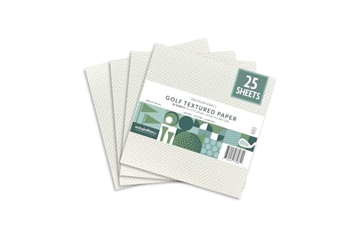 Premium Sports strukturiertes Kraftpapier, 30,5 x 30,5 cm, von Ecological Fibers (Golf, 25 Blatt) von ECOLOGICAL FIBERS, INC.