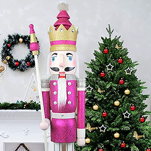 ECOM-CDL 120Cm 48" 4Feet Groß/Giant Lila Xmas Holzfiguren (K32-1) von ECOM-CDL