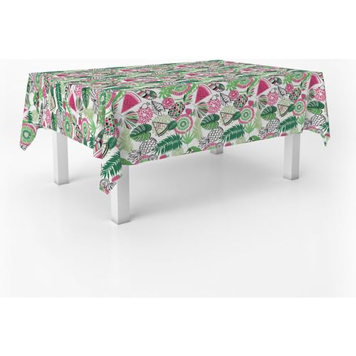 ECOMMERC3 Fleckabweisende Tischdecke für rechteckigen Tisch, Größe 200x140 cm | Schmutzabweisende Tischdecke, extra weich und wasserdicht, Juicy GRÜN ECOMMERC3 Fleckabweisende Tischdecke für rechteckigen Tisch, Größe 200x140 cm | Schmutzabweisende Tischdecke, extra weich und wasserdicht, Juicy GRÜN von ECOMMERC3