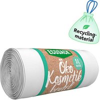 ECOSACK® Öko-Kosmetikbeutel 5,0 l weiß 8 µm, 40 St. von ECOSACK®