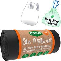 ECOSACK® Öko-Müllbeutel 20,0 l schwarz 20 µm, 20 St. von ECOSACK®