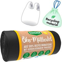 ECOSACK® Öko-Müllbeutel 35,0 l schwarz 20 µm, 20 St. von ECOSACK®