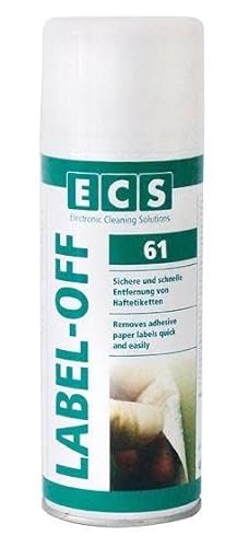 ECS 61 Label-Off Etikettenentferner Etikettenlöser Label Kleberlöser Spray 400 ml von Fiico