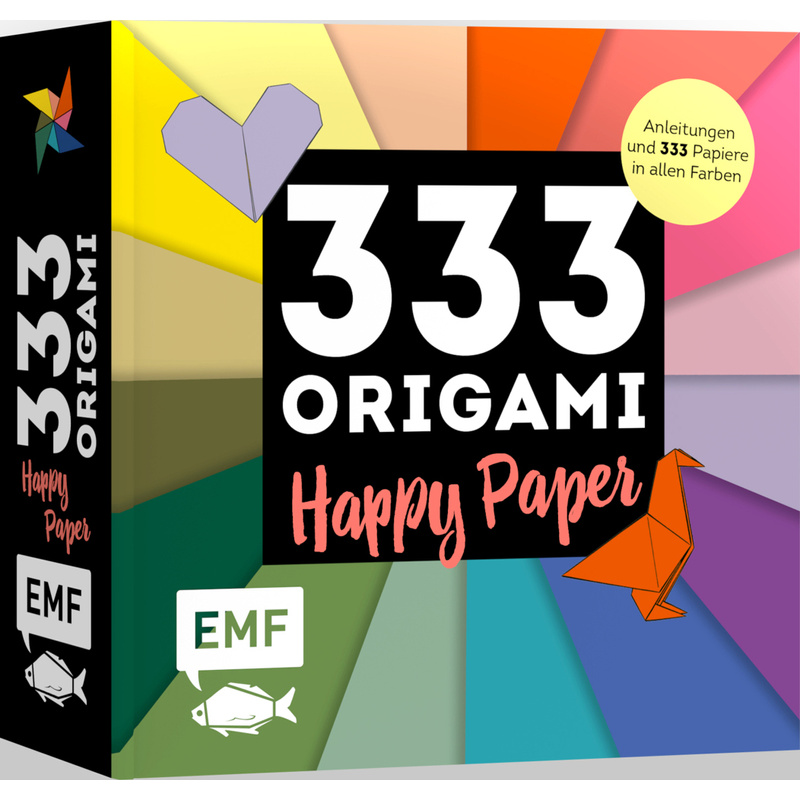 333 Origami - Happy Paper, Kartoniert (TB) von EDITION,MICHAEL FISCHER