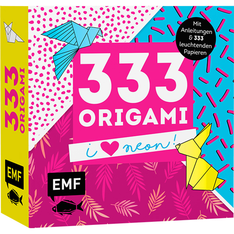 333 Origami - I Love Neon!, Kartoniert (TB) von EDITION,MICHAEL FISCHER