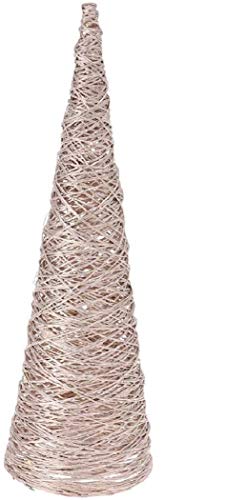 EDP Kegelförmiger Baum mit 20 LEDs, vergoldet, 40 cm, Gold von EDP