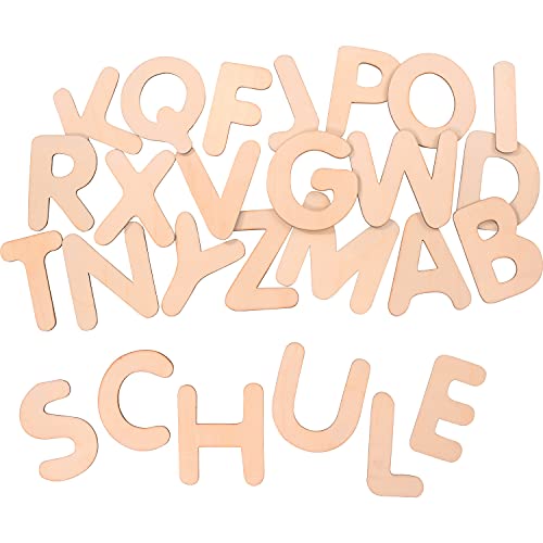 EDUPLAY 800659 Holzbuchstaben A-Z, Natur von EDUPLAY