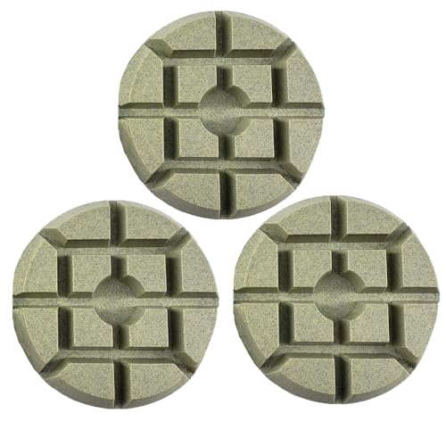 Diamant-Polierpads, 7,6 cm, weißes Harz, nur nass, Körnung 50, 3 Stück von EDiamondTools