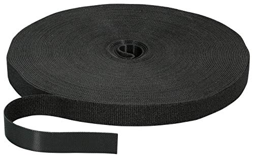 EFB-Elektronik Klettband 20mm Schwarz, 25m Rolle von EFB-Elektronik