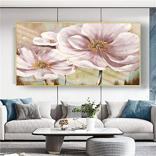 5D Diamond Painting Set, Erwachsene Kinder für Geschenk, Malen Nach Zahlen, Diamant Painting Bilder Groß, Anfänger Art Stickerei Kit,Home Wall Décor Mosaik Gemälde Blume 70x140cm von EGoSun