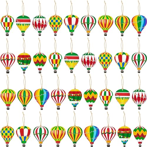 EGuangwiua 37PCS Heißluftballon Valentine Baum hängende Ornament von EGuangwiua