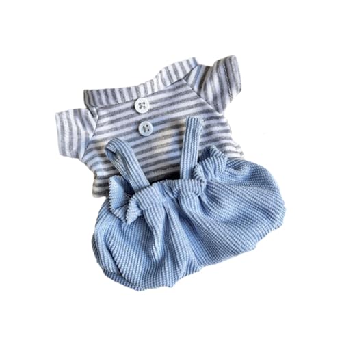 EHJRE 20 cm Puppen Kleidung Multifunktion Overalls für DIY Crafts Thanksgiving Geschenk, Blau von EHJRE