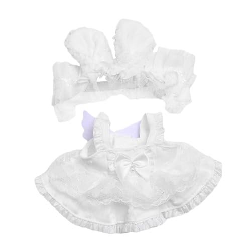 EHJRE 2X Dolls Und Kaninchenohr Stirnband Kostüm ACCS Handgefertigte Kleidung für 6 Zoll Puppen Kindergeschenke Neujahrsgeschenke EHJRE 2X Dolls Und Kaninchenohr Stirnband Kostüm ACCS Handgefertigte Kleidung für 6 Zoll Puppen Kindergeschenke Neujahrsgeschenke von EHJRE