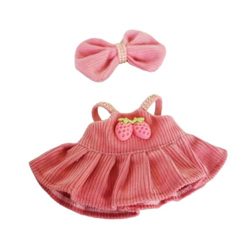 EHJRE Kleidungsset für 17cm Puppen, Kleid Und Accessoires für Modefiguren, Kleidung Und Bogen von EHJRE