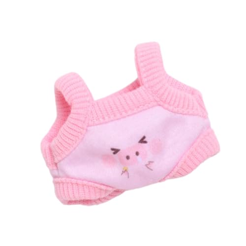 EHJRE Puppen-Overall, handgefertigte Kleidung, Kostümzubehör, Puppenkleidung für 17 cm große Puppen, ROSA von EHJRE