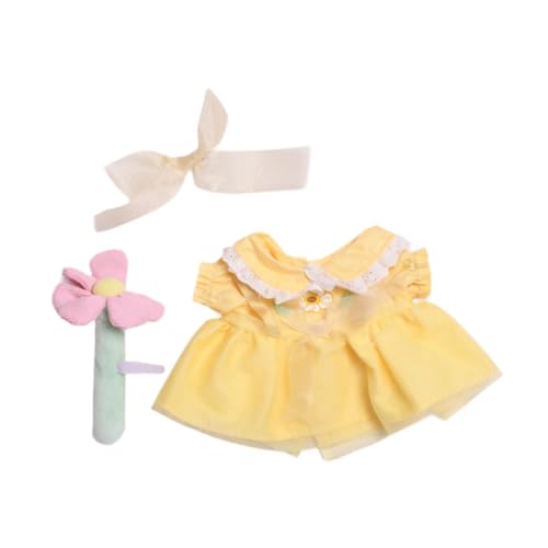 EHJRE Puppen Prinzessinnen Kleid Outfits, Stilvolle Miniatur Kleidung, Mädchenpuppenkostüm für 38 cm Große Puppen, Anziehpuppen für Mädchen, Halloween Gesch von EHJRE