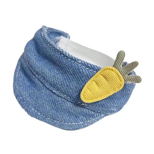 EHJRE Sonnenblendenhut, Puppenhut, Miniatur Puppendekoration, Basteln Sie Ihre Eigenen Puppen, Ankleiden, Puppenzubehör für 5,9 Zoll Puppen, Blau von EHJRE