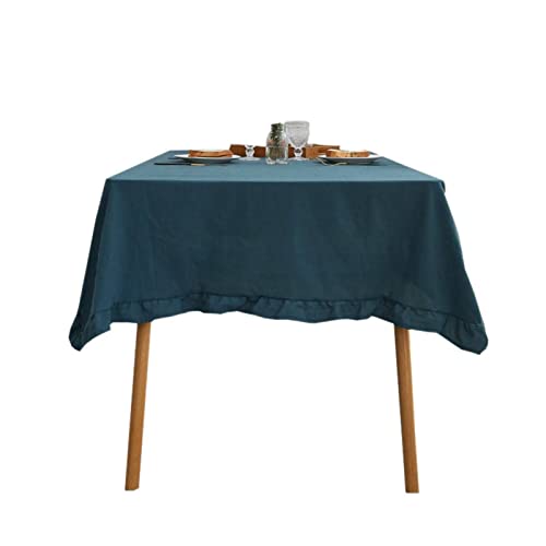 Abwaschbare Tischdecke Sommer Tischtücher Klein Schlichtheit In Reiner Farbe Abwaschbare Tischdecke Weihnachten Oilcloth Table Cloth Malachitgrün Tischschutz Dekoration 140X140Cm von EHOMERY