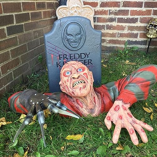 EHOTER Halloween Dekor Zombie Groundbreaker Animiert Zombiepuppe Zombie Puppe Halloween Deko Figur Halloween Dekorationen Spukhaus Rasen Hofdekoration Geschenk (B) von EHOTER