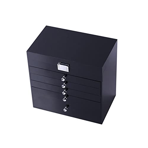 EHVYBDX Multifunktionale Acryl-Schmuckschatulle für Damen, hohe Kapazität, Schreibtisch-Schmuck-Organizer-Box für Ringe, Ohrringe, Halsketten, Armbänder von EHVYBDX