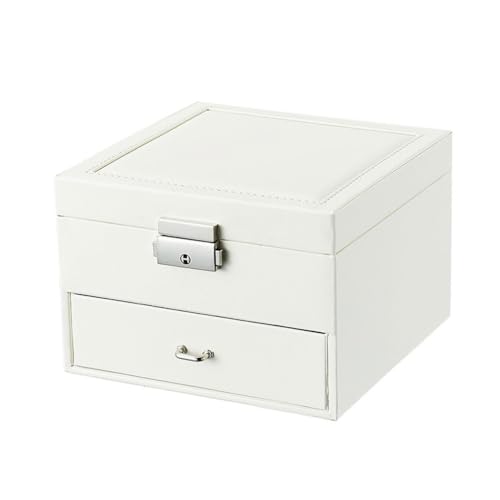 EHVYBDX Schmuckkästchen, Organizer, Schmuckschatulle, Schmuck-Aufbewahrungsbox, Retro-Schmuckschatulle, Schminktisch, Schmuck-Organizer, klein von EHVYBDX