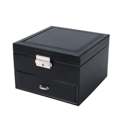 EHVYBDX Schmuckkästchen, Organizer, Schmuckschatulle, Schmuck-Aufbewahrungsbox, Retro-Schmuckschatulle, Schminktisch, Schmuck-Organizer, klein von EHVYBDX