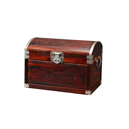 EHVYBDX Schmuckkästchen, Organizer, Schmuckschatulle, chinesische Retro-Aufbewahrungsbox, für Ringe, Ohrringe, Halsketten, Armbänder, Uhren, kleine Schmuck-Aufbewahrungsbox, Schmuck-Organizer, klein von EHVYBDX