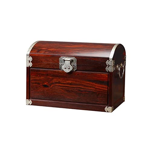 EHVYBDX Schmuckkästchen, Organizer, Schmuckschatulle, chinesische Retro-Aufbewahrungsbox, für Ringe, Ohrringe, Halsketten, Armbänder, Uhren, kleine Schmuck-Aufbewahrungsbox, Schmuck-Organizer, klein von EHVYBDX