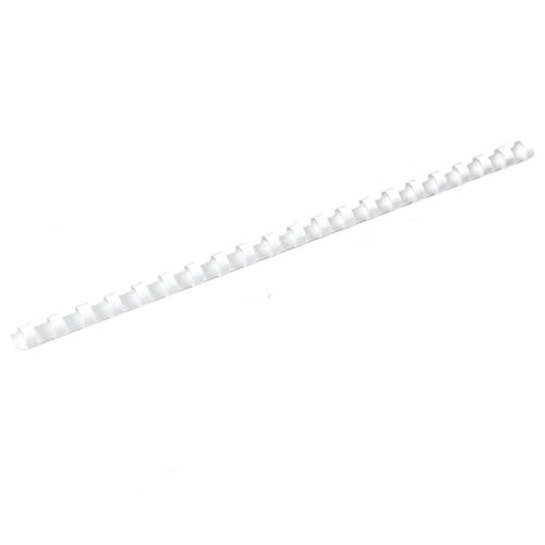 fach Locher 4 Farben 100pcs/Box PVC-Bindungsschürzen 21 Ringe Bindung 20-120 Blätter A4 Dateikammbindungsmaschine Kunststoffringe Bindegerät(10mm-white) von EHYSYN