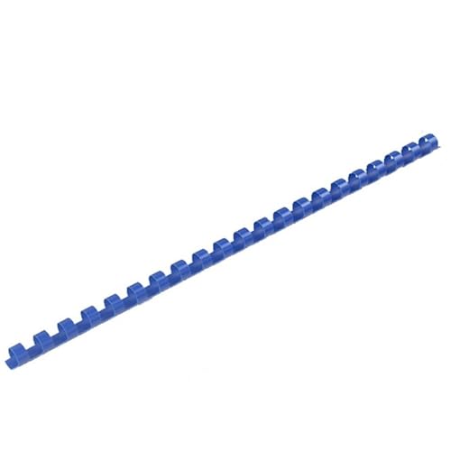 fach Locher 4 Farben 100pcs/Box PVC-Bindungsschürzen 21 Ringe Bindung 20-120 Blätter A4 Dateikammbindungsmaschine Kunststoffringe Bindegerät(16mm-blue) von EHYSYN