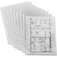 100 EICHNER Prospekthüllen DIN A4 glasklar glatt 0,10 mm von EICHNER