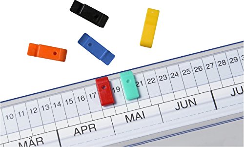 100 Signal-Aufstecker orange für EICHNER Visimap/Personalhefter Typ2&3 von EICHNER