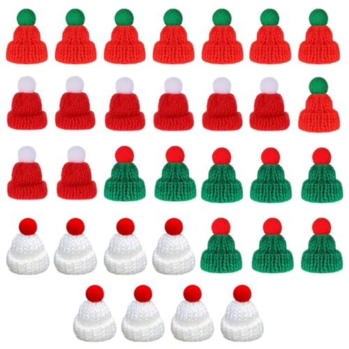 EIHI Weihnachtsmütze, Tree hut, Wichtel zubehör weihnachten, Mini sombrero, Niko lausmütze, Mini partyhüte, Weihnachten mütze (Mehrfarbig) von EIHI