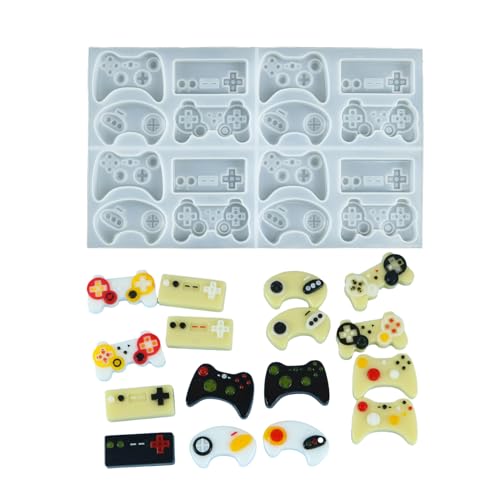 EINCORN Gamepad-Silikonformen, Epoxidharz, Spiel-Controller-Form für Schlüsselanhänger, Anhänger, Handwerk, Schmuckherstellung, Kindergeschenk von EINCORN