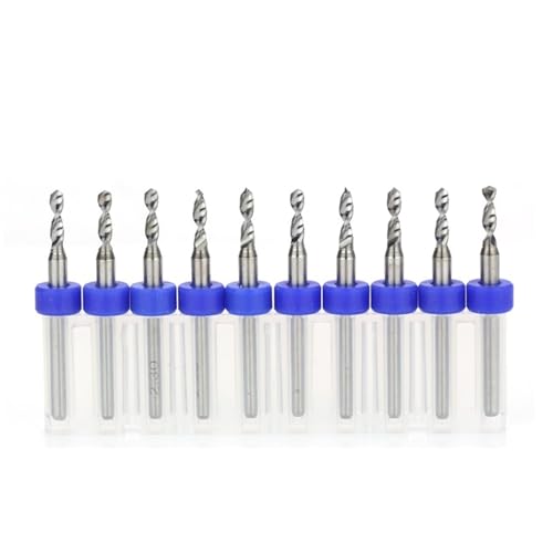 10pcs PCB Drill Bit Set Carbide Drills For Printed Circuit Board 1/8" Fixed Shank CNC Tungsten Steel Bits 0.1-3.175mm EKFBQBGW(PCB 2.3mm 10pcs) von EKFBQBGW