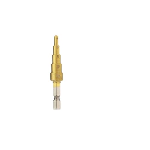 3-12 4-12 4-20mm HSS Titanium Step Pagoda Drill Bit Conical Stage Drill For Metal Wood High Speed Stepped Drill Set Power Tools EKFBQBGW(4-12) von EKFBQBGW