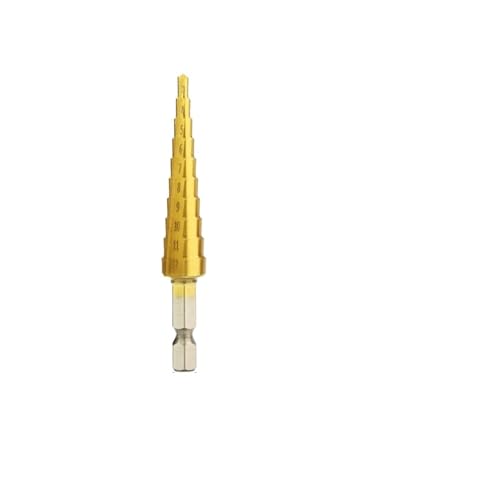 3-12 4-12mm HSS Titanium Step Pagoda Drill Bit Conical Stage Drill For Metal Wood High Speed Stepped Drill Set Power Tools EKFBQBGW(3-12) von EKFBQBGW