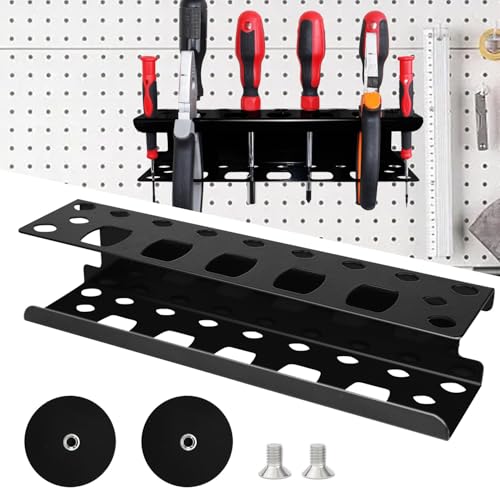 Magnetischer Schraubendreherhalter – Metall-Organizer für Zangen, Wandhalterung, Garagen-Organizer für Schraubendreher, Zange, Schere, Werkzeughalter für Werkzeugwagen, Stecktafeln, Werkbank, Garage von EKIORI