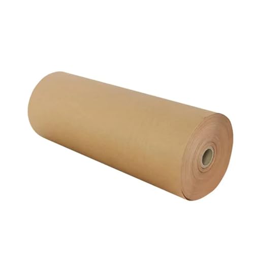 EKalgretrA 10/30/50 Meter Original Holz Zellstoff Braun Kraft Papier Rolle Puffer Verpackung Papier Rolle Kraft Papier Geschenkpapier Natur(30cm x 10 Meters) von EKalgretrA